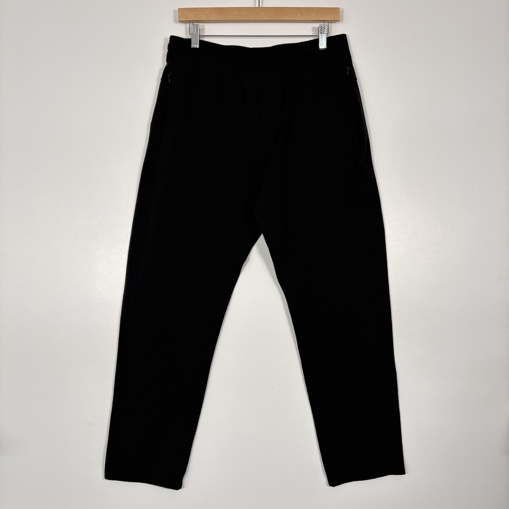 Public Rec Pants Mens 34x30 Black Sweatpants Jogger Elastic Waist Zip Pockets